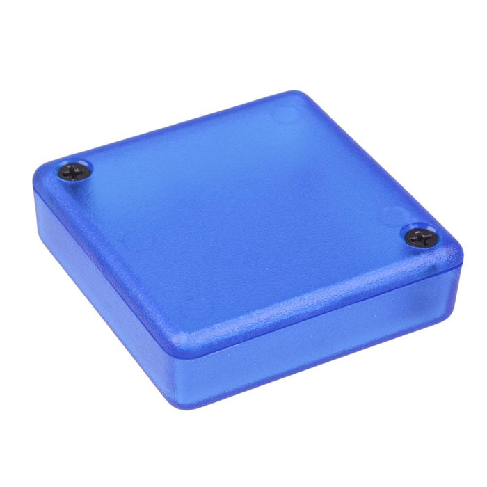 1551STBU Hammond Translucent Blue ABS Enclosure 50 x 50 x 15mm