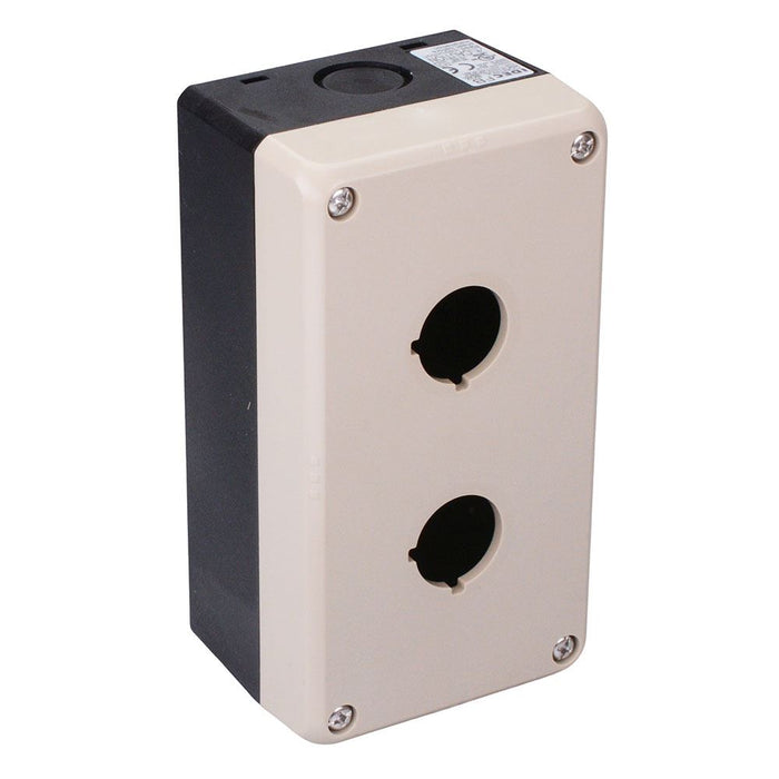 FB2W-211Z Beige 2 Hole 140mm Control Station Enclosure IDEC