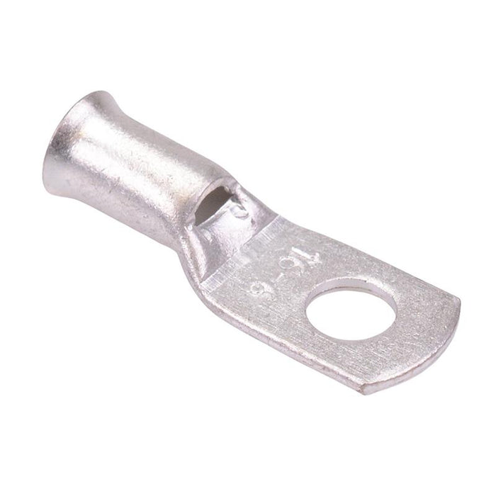 6.5mm Uninsulated Copper Crimp Cable Lug 16mm²