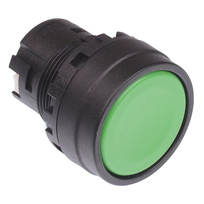 IDEC Green 22mm Maintained Push Button Bezel for Non-illuminated YW Series