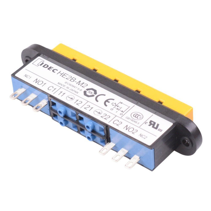 HE2B-M200 Double 3-Position 16mm Rectangle Enabling Switch IDEC
