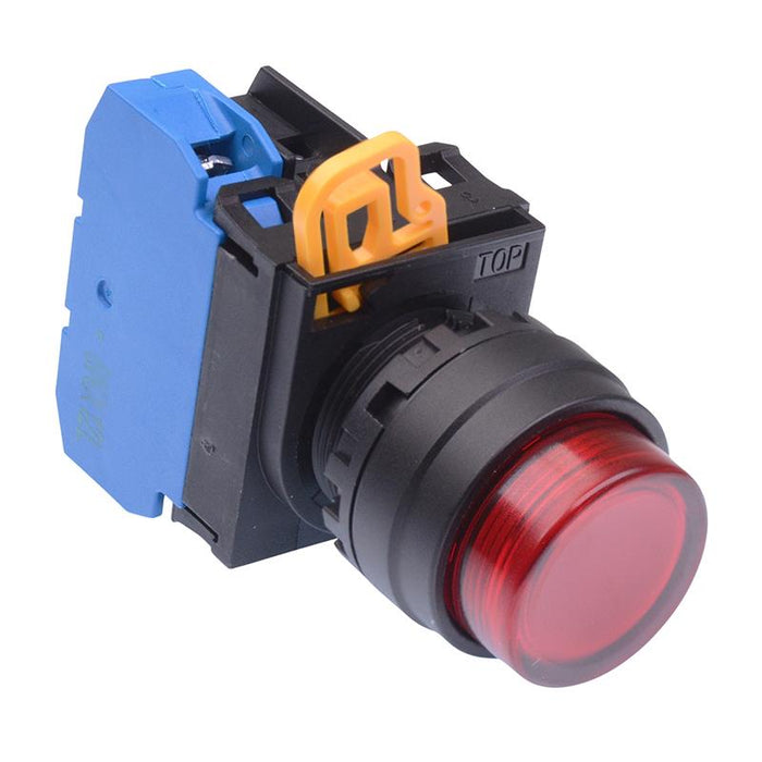 YW1L-M2E10Q3R Red 12V illuminated 22mm Momentary Push Button Switch NO IP65 IDEC