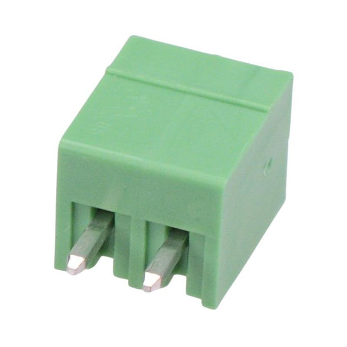 2-Way 3.5mm Vertical PCB Header Closed Ends 8A 300V