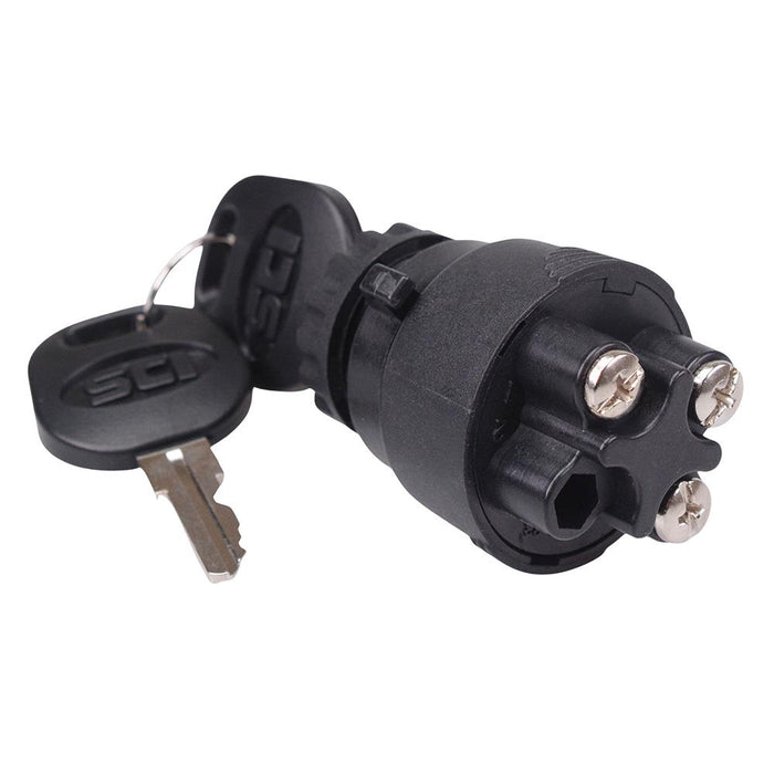 Off-On Automotive 22mm Key Switch 15A 12V K3-33A1-07