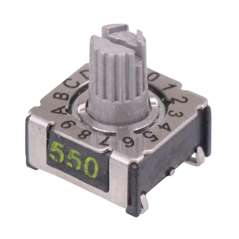 P36SMJ303 16 Way Surface Mount Rotary DIP Switch Grey Spindle — Switch ...