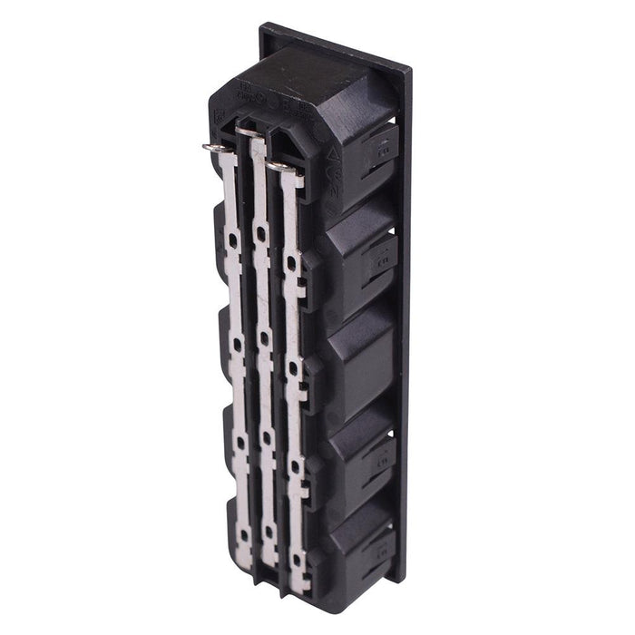 5 Way C13 IEC Snap-Fit Outlet Connector 10A