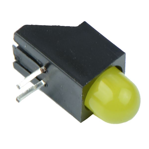 Yellow Diffused PCB Mount 5mm LED