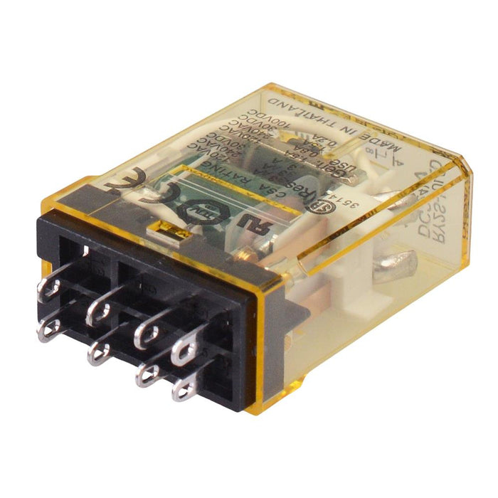RY2S-ULDDC24V 24VDC Plug In Miniature Power Relay Indicator Diode 3A DPDT IDEC