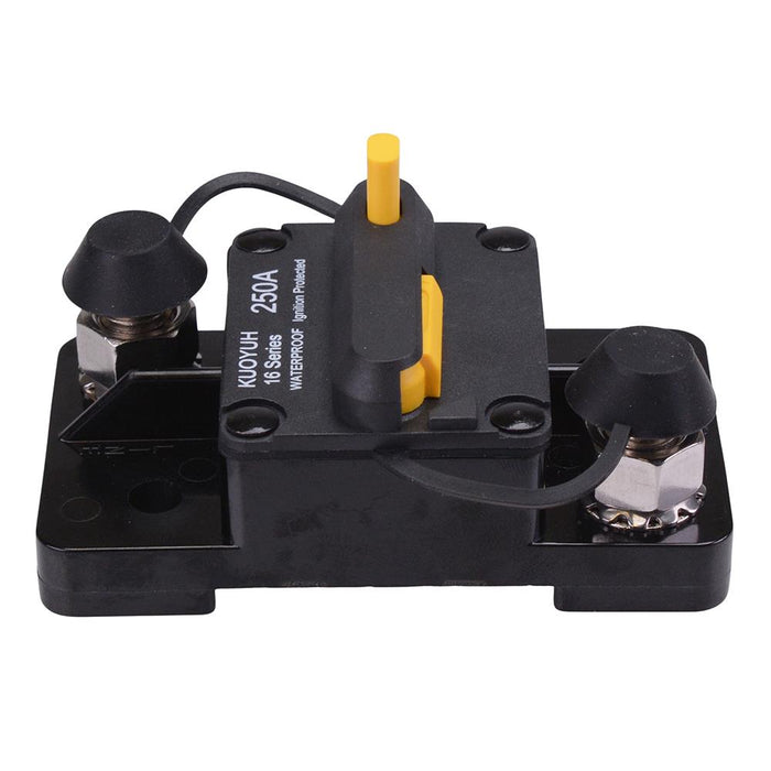 250A Surface Mount Switchable Manual Reset On-Off Circuit Breaker IP66