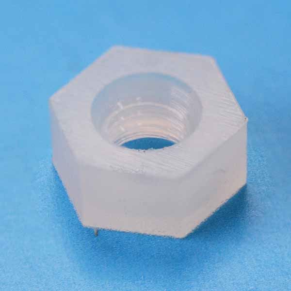 M2.6 Nylon Hexagonal Nut - Pack of 100