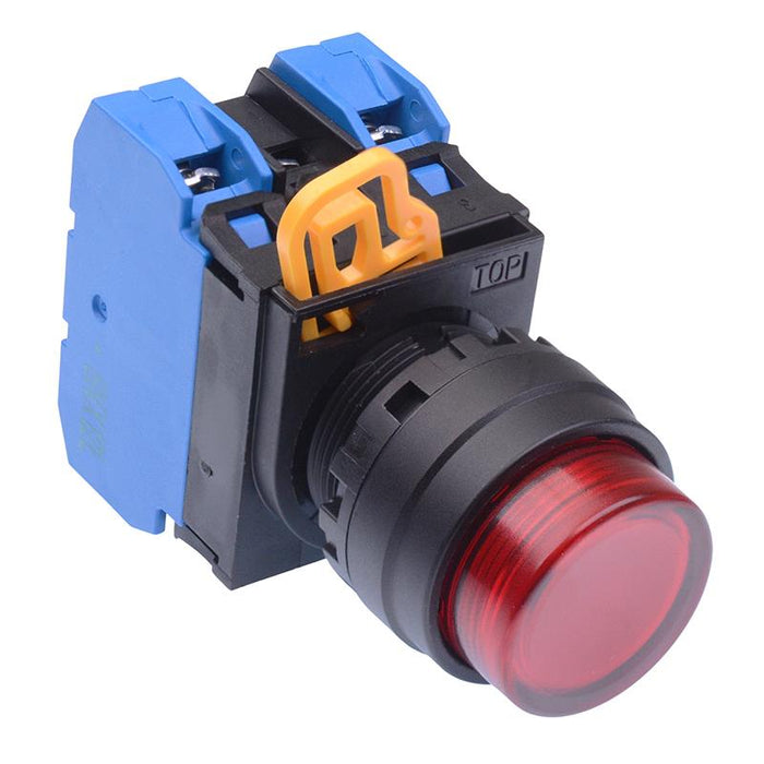 YW1L-A2E11Q4R Red 24V illuminated 22mm Maintained Push Button Switch 1NO-1NC IP65 IDEC