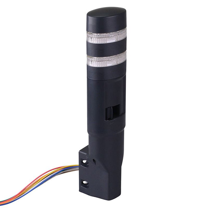 LD6A-2WZQB-RGC Red/Green Clear Lens Stack Light LED Tower with Sounder & Flasher Wall Mount 24VAC/DC IDEC
