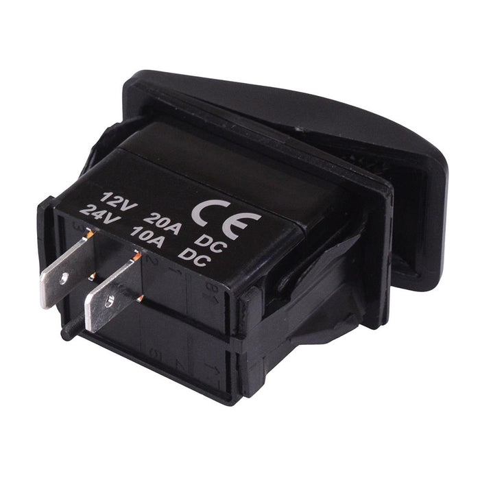 On-Off Automotive Rocker Switch SPST 10A 12-24V IP68