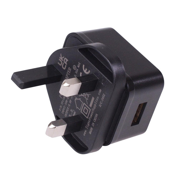 5V 2.1A USB Power Supply Black 10.5W