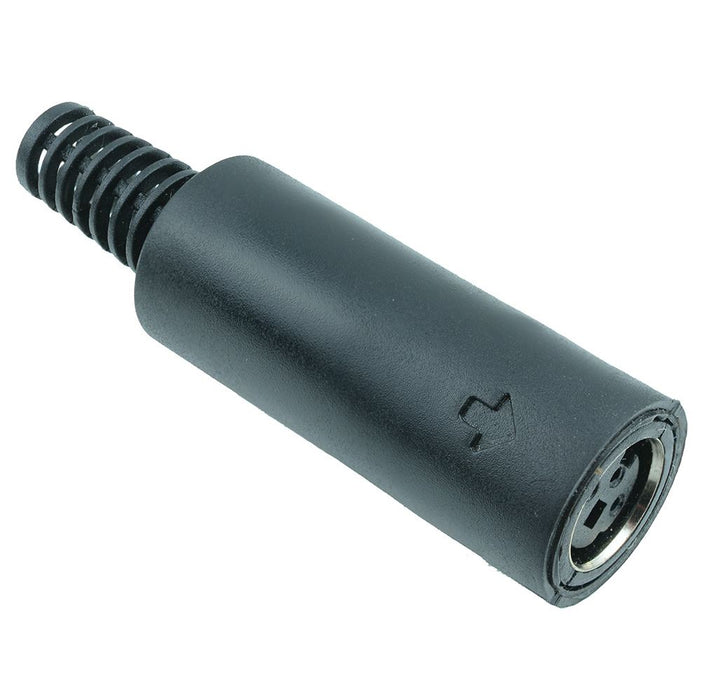 3-Pin Mini DIN Socket Connector