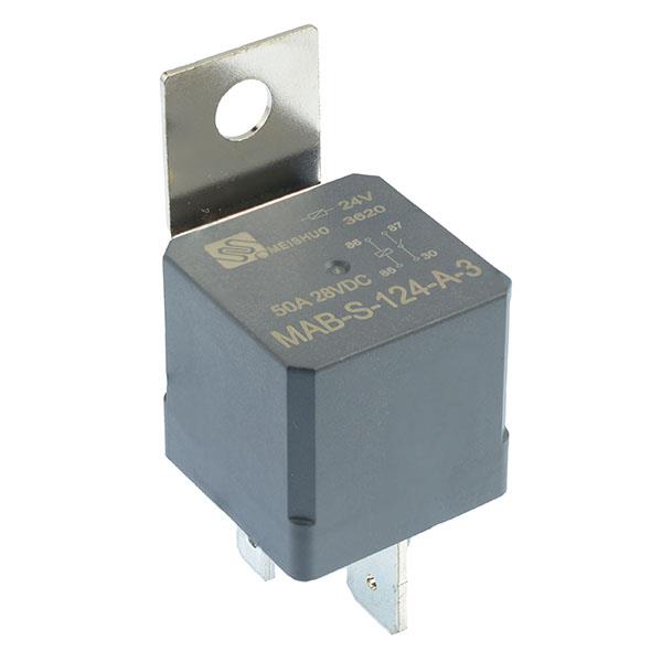 24V SPNO High Power Automotive Relay Metal Bracket 70A MAB-S-124-A-3