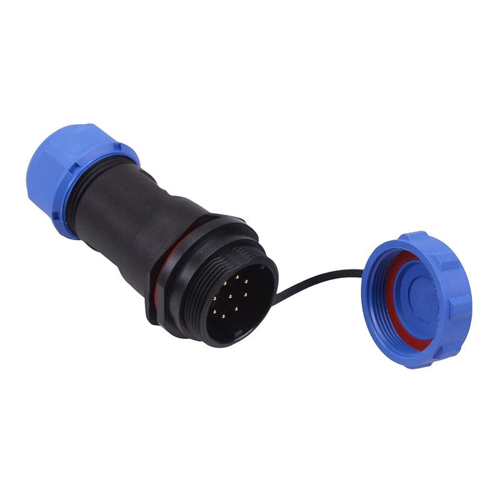 9 Pin Waterproof W21 Male Socket Cable Connector IP68
