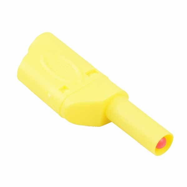Yellow 4mm Shrouded Test Plug 32A
