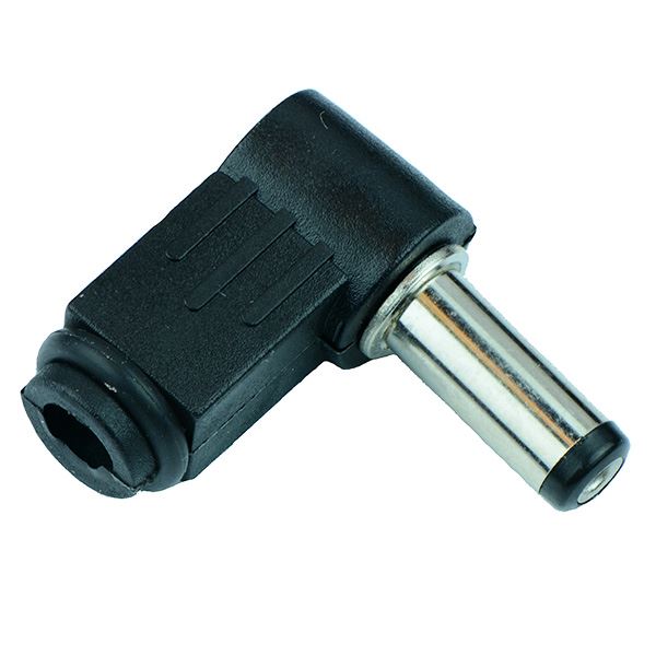 2.5 x 5.5mm Right Angle Long DC Plug Connector