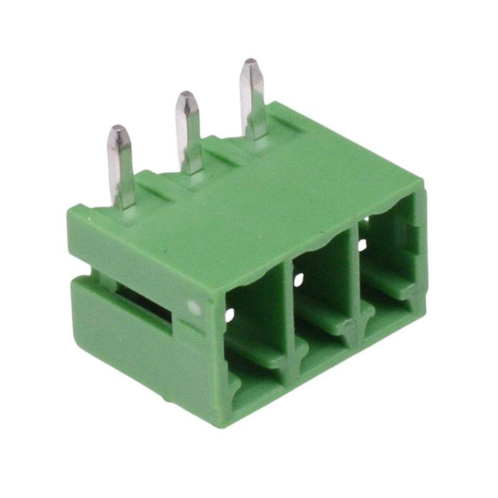 3-Way 3.81mm Right Angle Closed Header 8A 300V