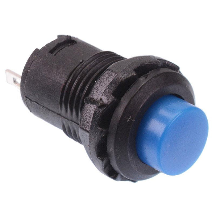 Blue Off(On) Momentary Round 12mm Switch SPST
