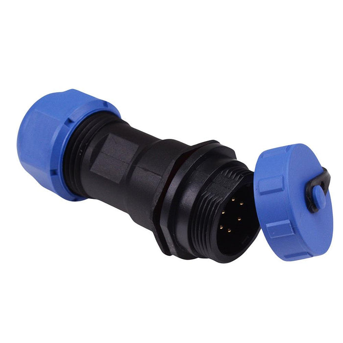 6 Pin Waterproof W17 Male Socket Cable Connector IP68 5A