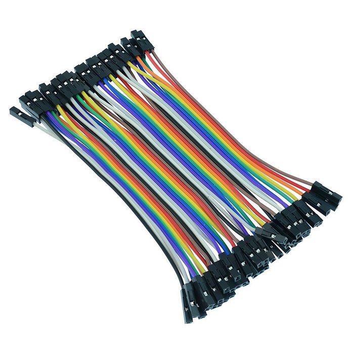 40pcs Dupont Female to Female 10cm Jumper Wire Connectors