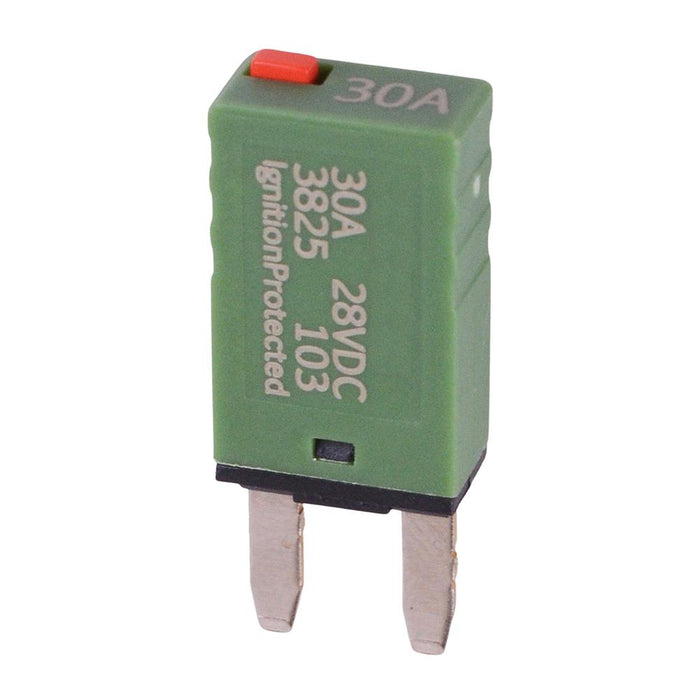 30A Manual Reset Circuit Breaker Mini Blade