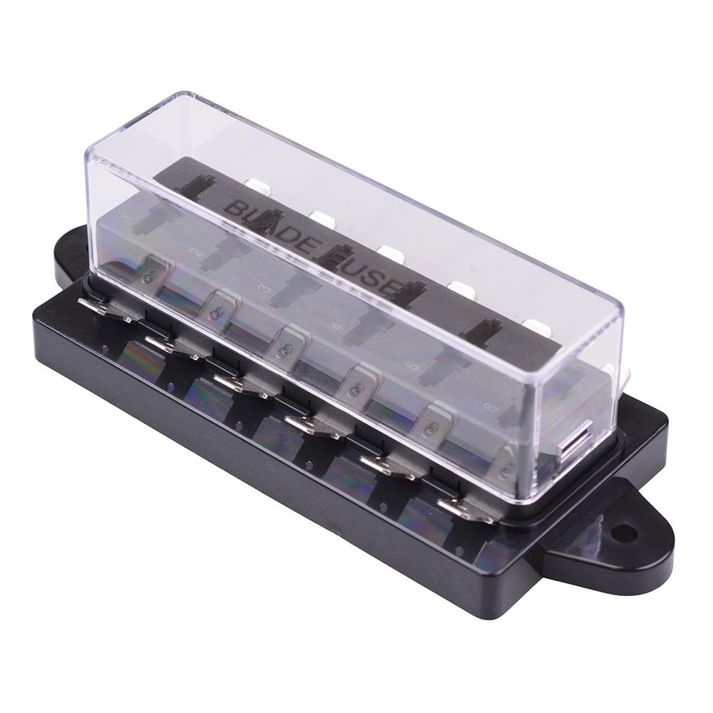 6 Way Standard Blade Compact Fuse Box 32VDC R3-76D-01-3106 — Switch ...