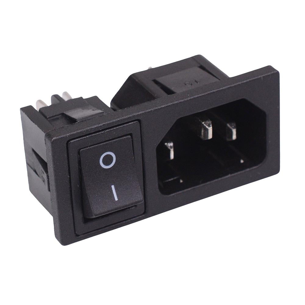 C14 IEC Switched Inlet Socket 10A — Switch Electronics | Your One Stop ...