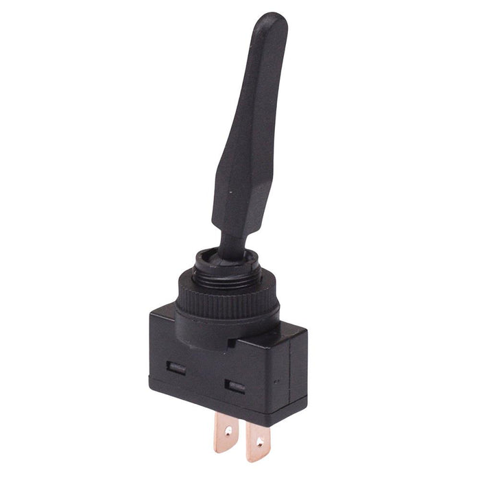 Long Paddle On-Off Black Toggle Switch SPST 20A