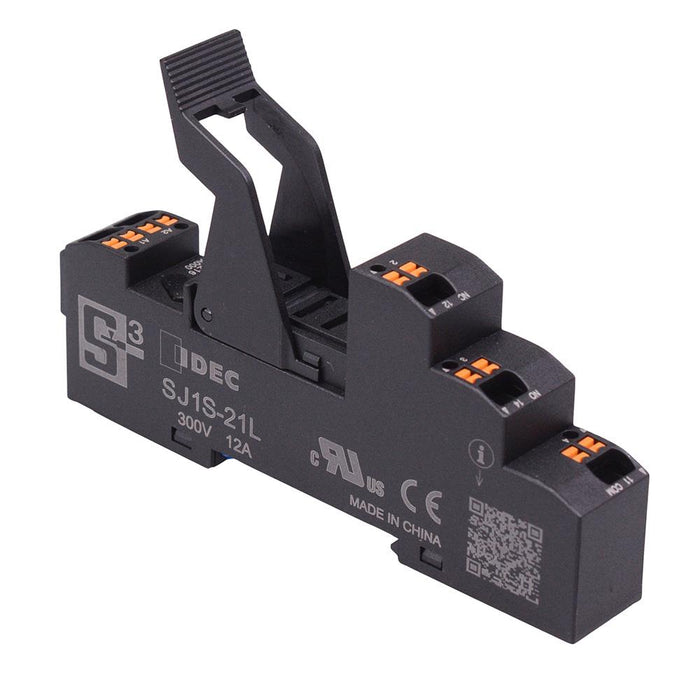 SJ1S-21L Push-In Terminals DIN Mount Relay Socket for 1 Pole RJ1S Relays IDEC
