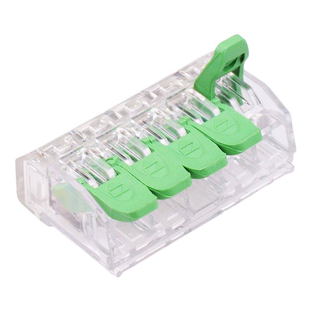 5 Way Spring Lever Terminal Block Connector 32A 450V — Switch ...