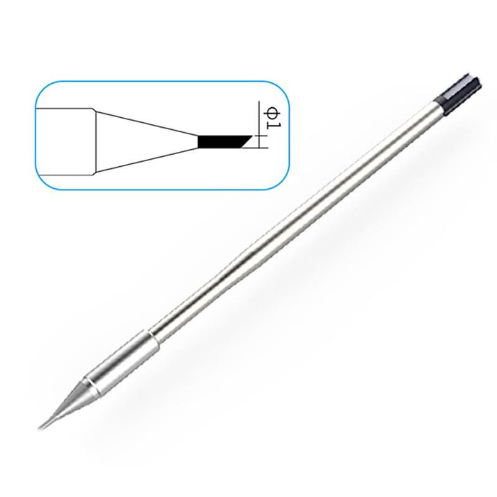 T9130-C 1mm Sloped Conical Soldering Iron Tip ATTEN