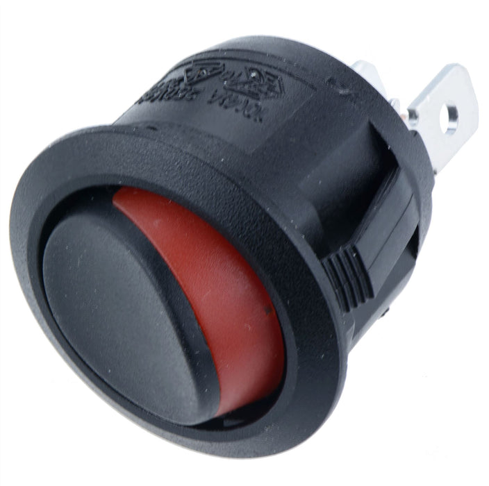 On Off Red Rocker Switch On-Off Circular Red Bi-Colour Rocker Switch SPST 10A R13-112A2 — Switch ...