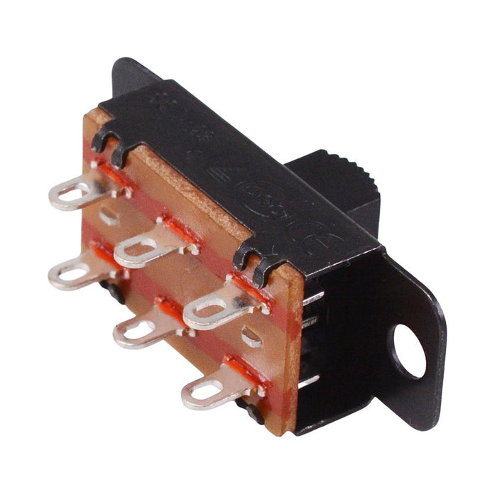 On-Off-On Slide Switch DPDT 3A