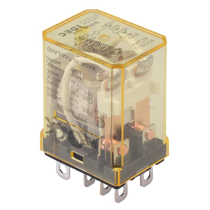 RH2B-UAC24V 24VAC Plug In Compact Power Relay 10A DPDT IDEC