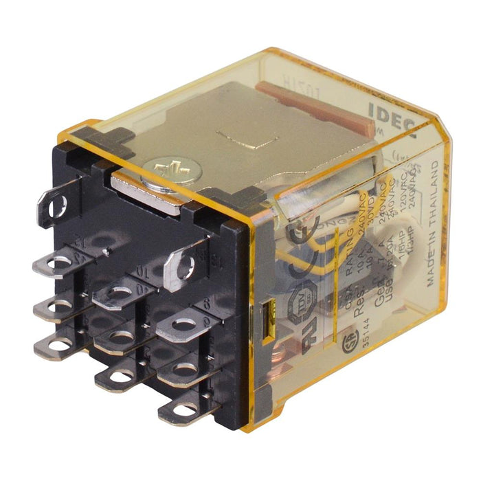 RH3B-ULAC120V 120VAC Plug In Compact Power Relay Indicator 10A 3PDT IDEC