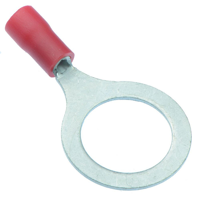 Red 13mm Insulated Crimp Ring Terminal (Pack of 100)