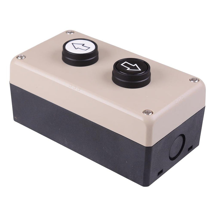 IDEC Black and White with Arrows 22mm Momentary Push Button Switches Control Station 2NO-1NC IP65