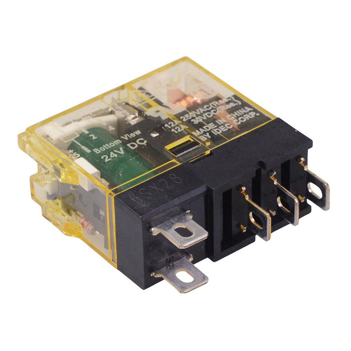 RJ1S-CLD-D24 24VDC Plug In Slim Power Industrial Relay Diode 12A SPDT IDEC