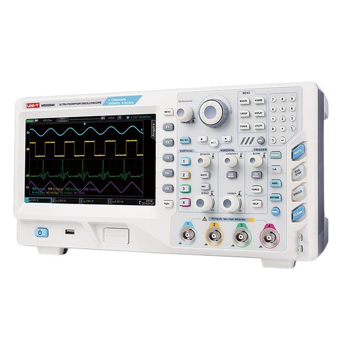 MSO3254E 4 Analog 16 Digital Channel Oscilloscope 250MHz Uni-T