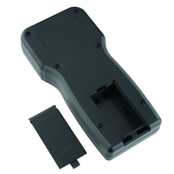 1553TTBKBAT Black T Soft Sided Handheld Enclosure Battery Compartment 165 x 68 x 28mm