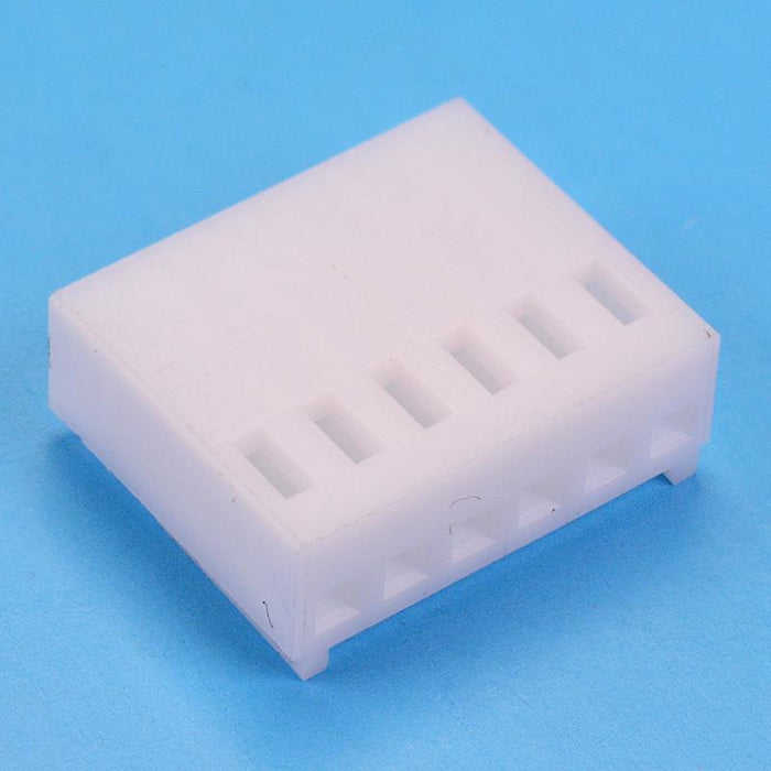 6-Way Straight PCB Crimp Housing 2.54mm