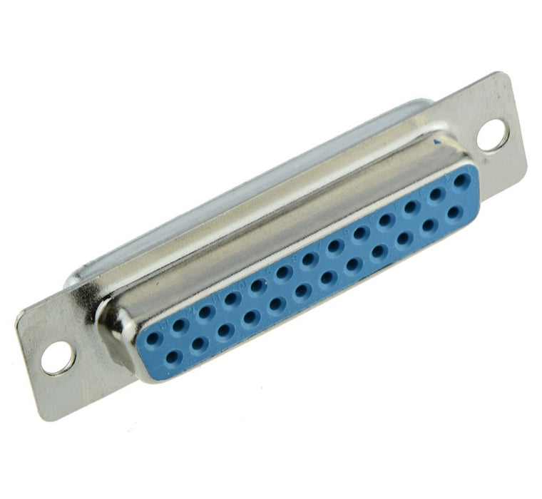 25-Way D Connector Socket Solder Lug
