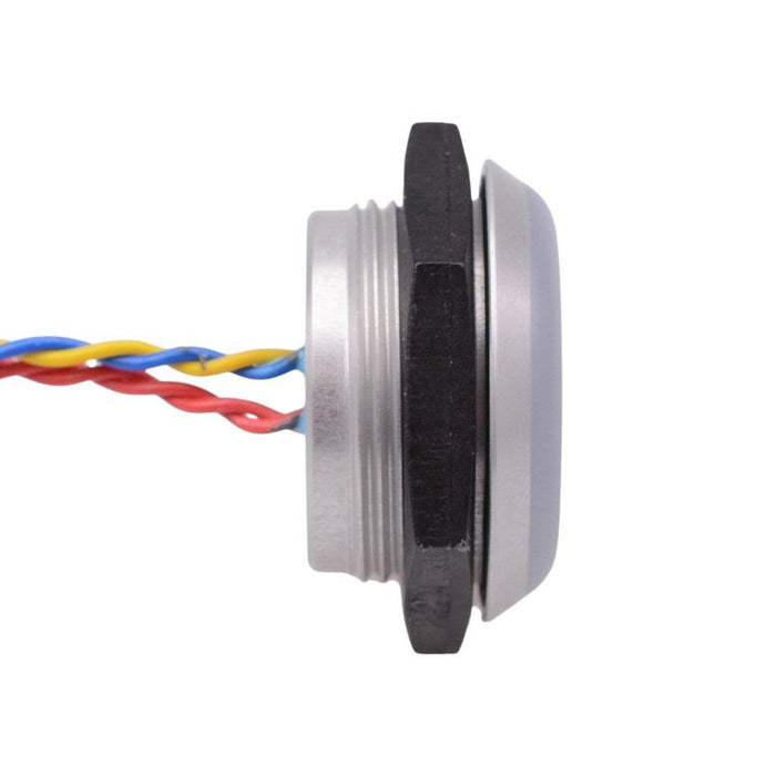PBAM4AF0002D0B APEM Blue LED 12VDC Momentary NO 30mm Piezo Switch Prewired IP68