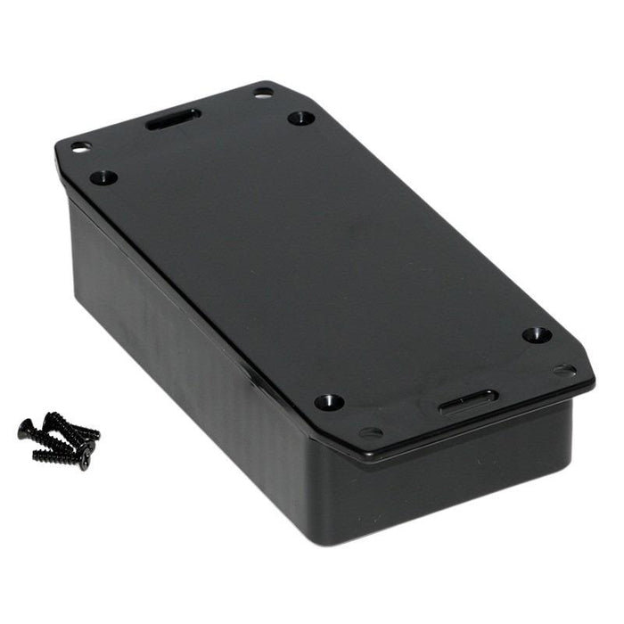 1591BSFLBK Hammond Multipurpose Black GPABS Enclosure Flanged Lid 112 x 62 x 31mm