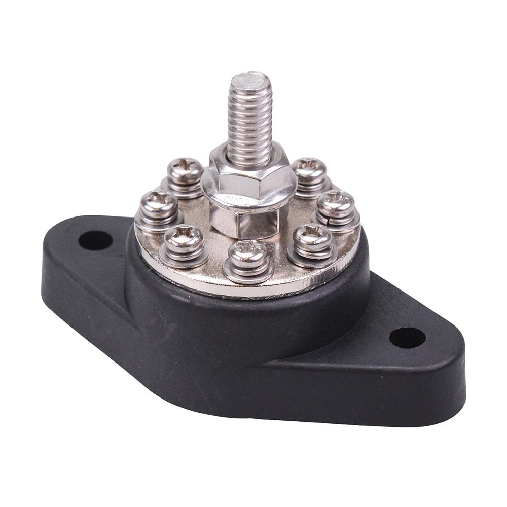 Black Negative M8 Stud 8 Point Power Distribution Post 150A — Switch ...