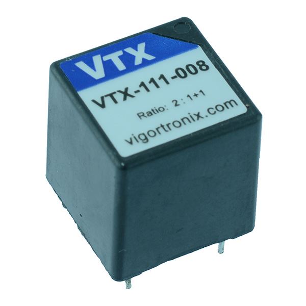 VTX-111-008 PCB Pulse Transformer 2:1+1 Vigortronix
