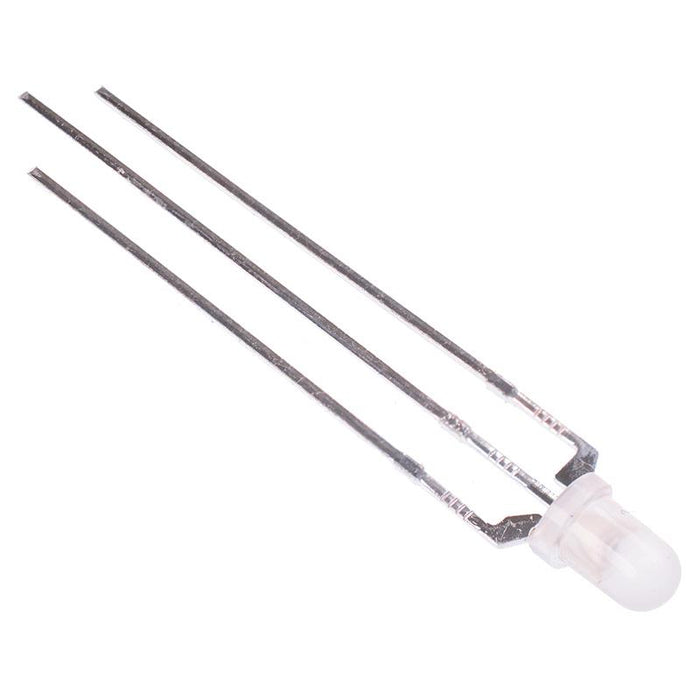 Red/Green Bi-Colour 3mm Diffused LED Common Anode